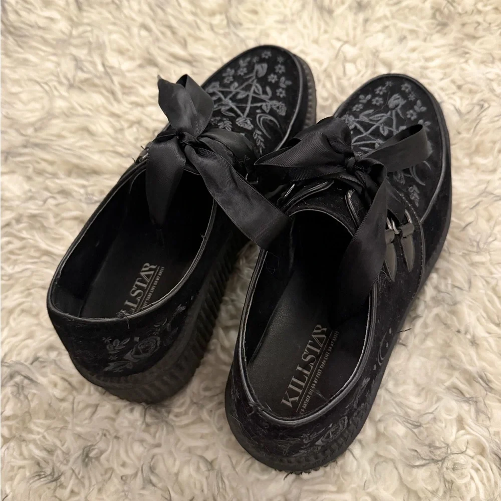 Killstar ‘Enchant Me’ Creepers - Black - Picture 2 of 6